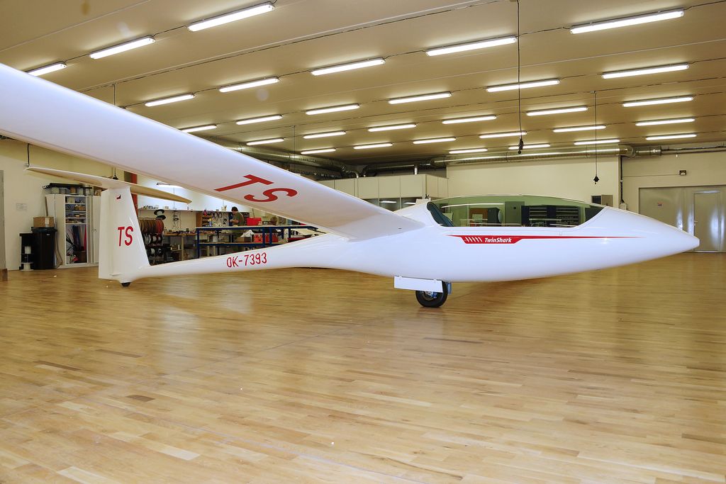HpHSailplanes's tweet photo. After issuing Permit to fly from EASA and Glider documents from CAA Czech Republic can TwinShark make first take-off. https://t.co/pfHZnw97rk