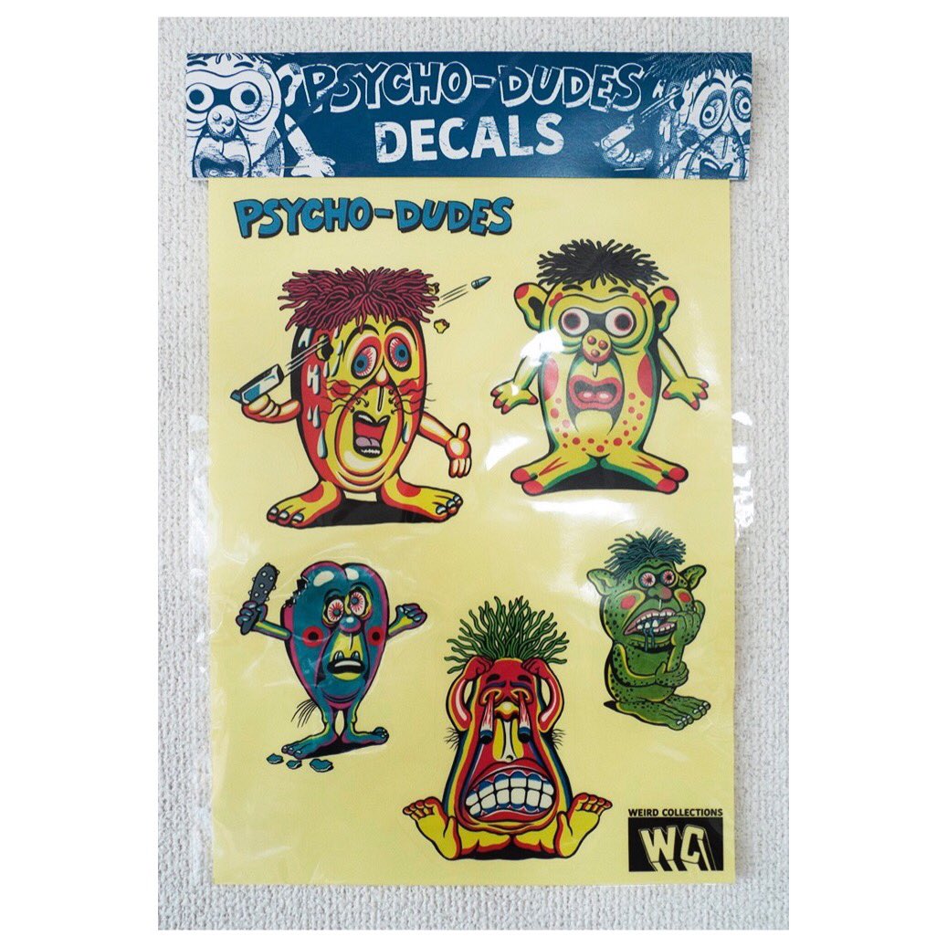 GOGORPM's tweet photo. WEIRD COLLECTIONSよりNEWステッカーシート入荷しております👾
・
税込1620yen
・
・
#rpm #weirdcollections #psychoceramics #サイコセラミックス #ステッカー #toyshop_rpm https://t.co/tbeurqJQPE