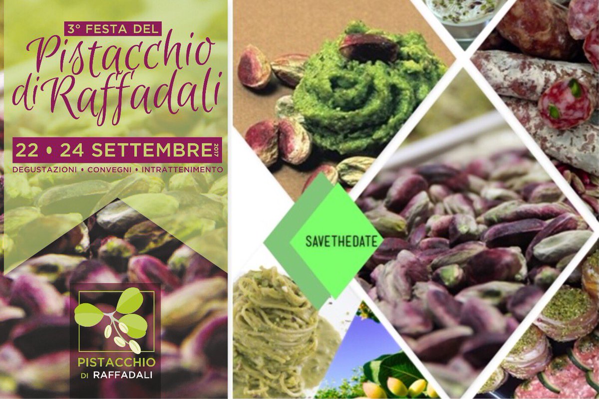 #savethedate #pistacchiodiraffadali #agricoltura #territorio #chef #eccellenzeitaliane