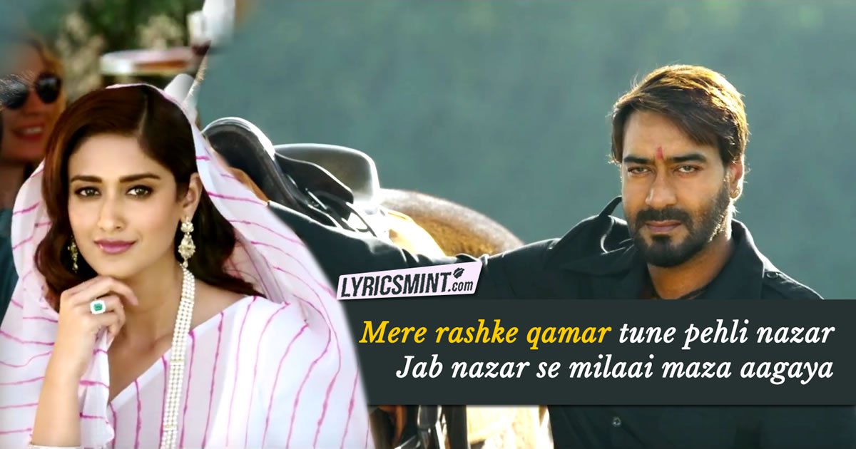 smubeen923's tweet photo. Am i the only one who thinks that #MereRashkeQamar is most romantic song on this planet...

Awesome chemistry @Ileana_Official &amp; @ajaydevgn https://t.co/fGn0zijtAT