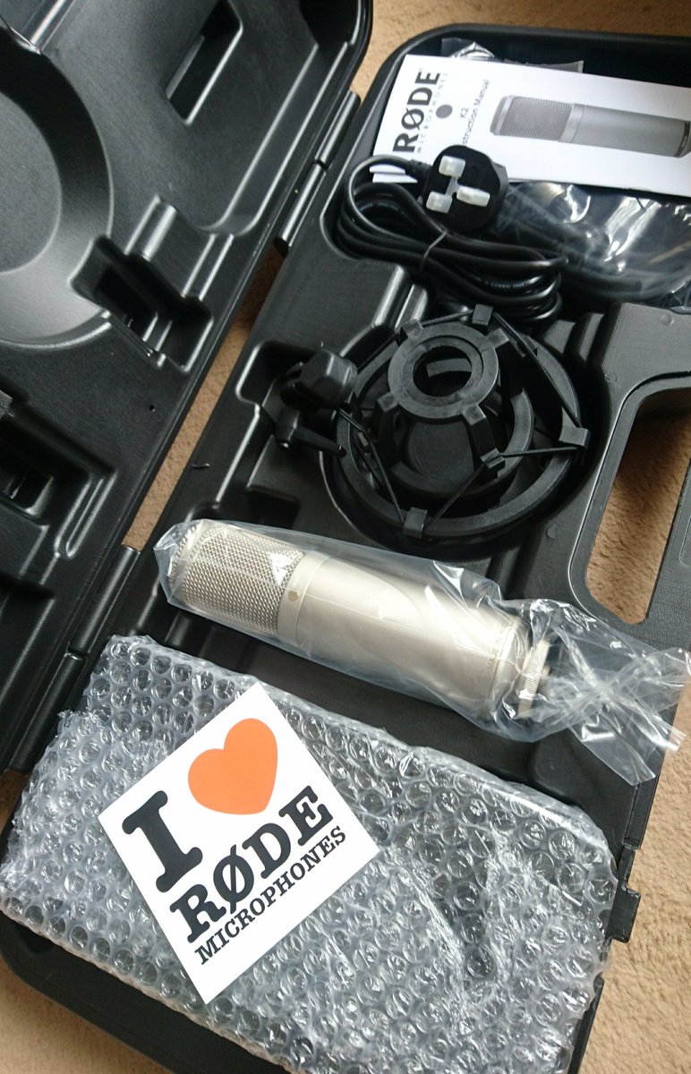 DonnaLBryan's tweet photo. Thank you to @kmraudioltd for excellent service with my new #rode #mic. Can't wait to start using it😁👍@rodemics #rodek2 #voiceover #audio https://t.co/EEa1gd39bs