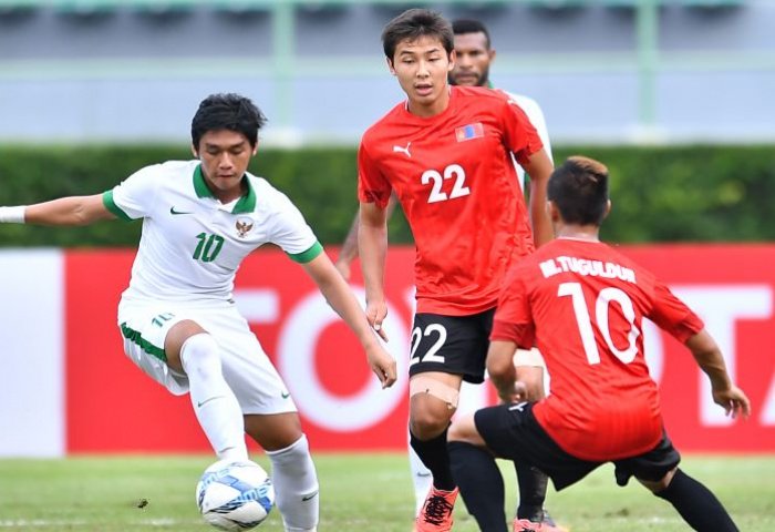 PSSI's tweet photo. Timnas U-22 Kalahkan Mongolia Tujuh Gol Tanpa Balas ⚽️🇮🇩➡️ https://t.co/qzx4zlSHOk #Indonesia #PSSI #TimnasU22 #KualifikasiPialaAFCU23 https://t.co/nfVovoEfXV