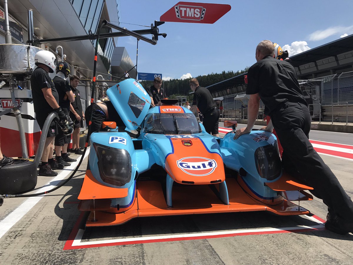TockwithMS's tweet photo. Last night the sky was bright, today it's even brighter! @EuropeanLMS @ligiersportcars @redbullring_ #4hrredbullring @GulfOilIntl https://t.co/9zRkemO3cR