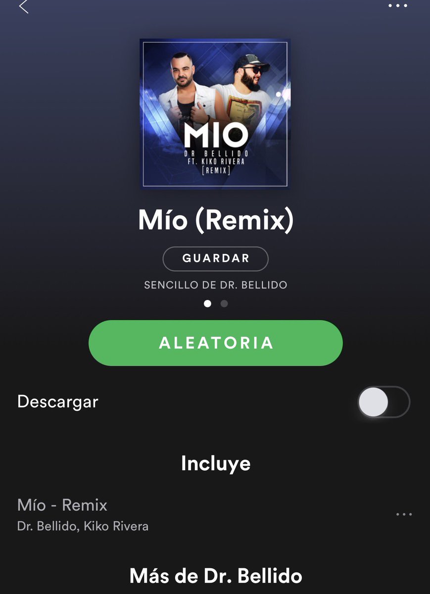 DrBellido's tweet photo. Comparte en tus redes el #RemixOficial junto a @riverakiko de #Mío Entra en @SpotifySpain y haz play ➡️➡️https://t.co/SfRfx34Gwd https://t.co/yxE5zx5NgT