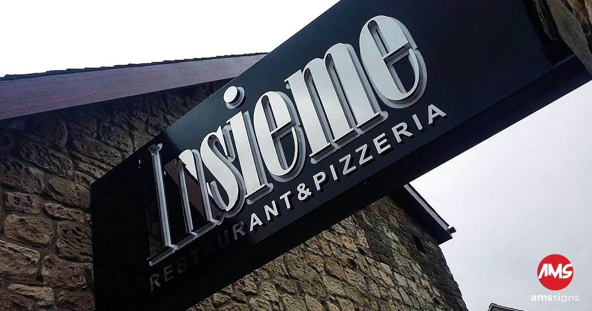AMS_Signs's tweet photo. Team AMS creating a gorgeous, classy sign for a quality restaurant. we can design and create you the perfect sign. #NEfollowers #signs https://t.co/N5ivMd9me8