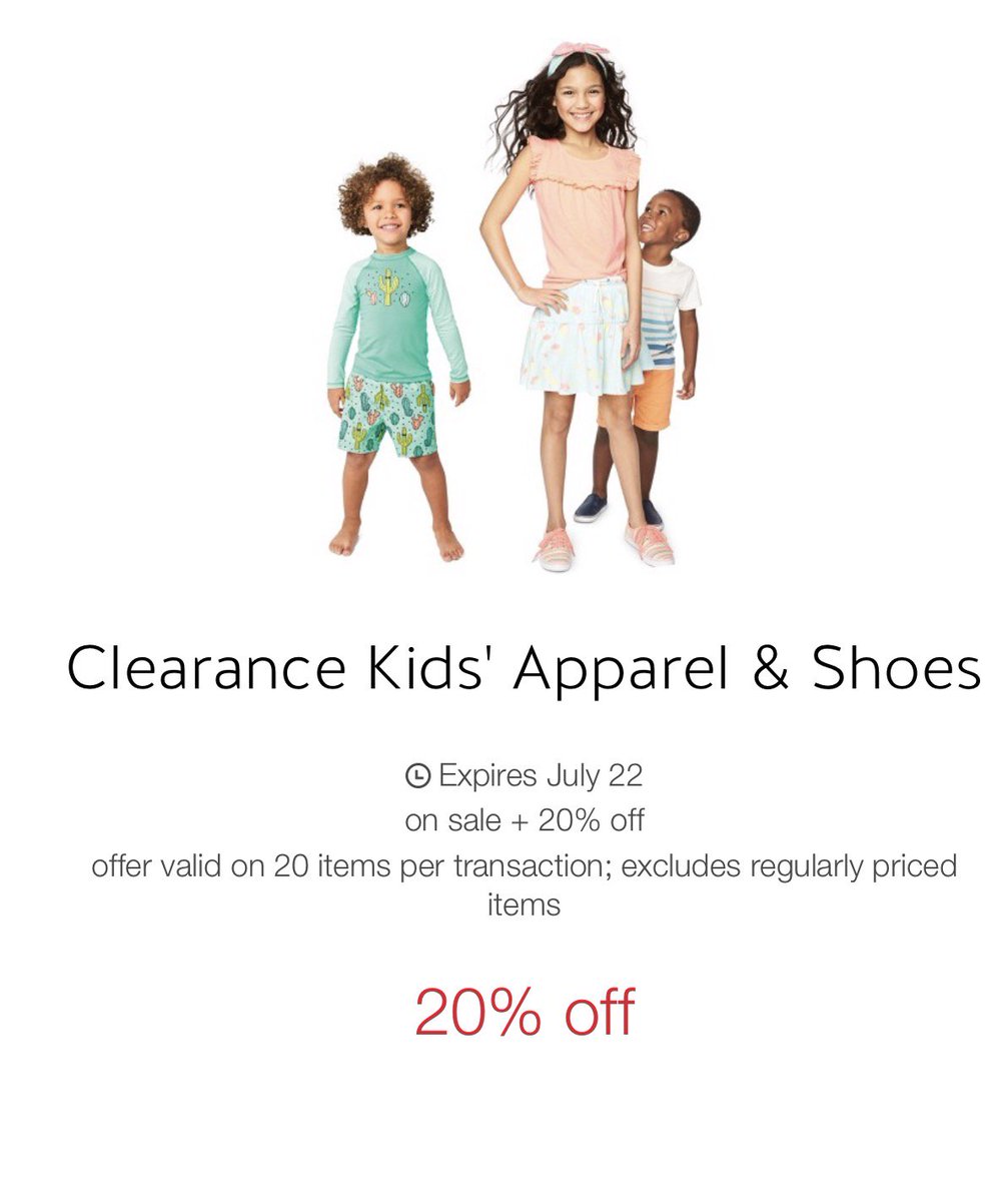 TargetMalvern's tweet photo. Last 2 days to save on Kids clearance. Use our Cartwheel app to find more https://t.co/y0DGCa3bIv