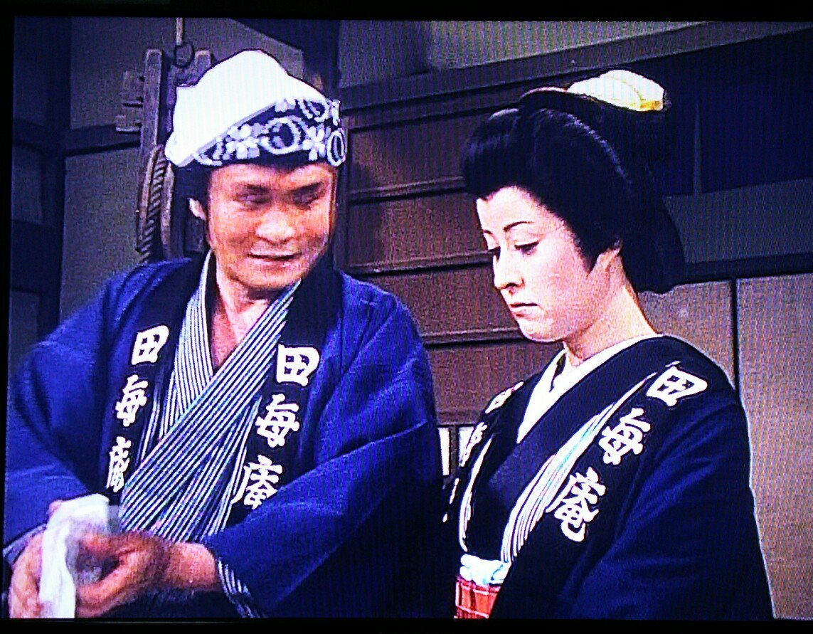 水戸黄門 第12部、1話。 風車の矢七さん、妻子がいらしたんですねぇ