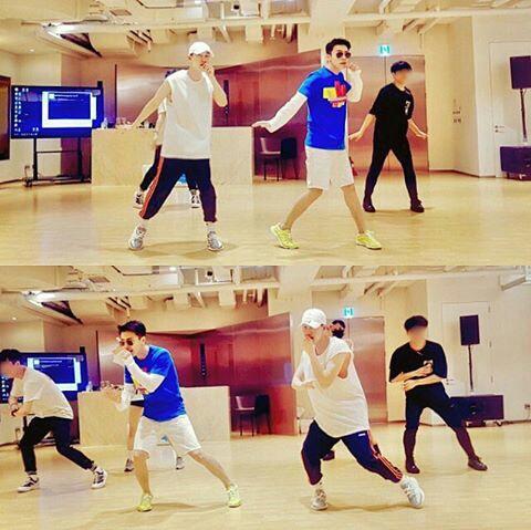 SJnELFamily's tweet photo. (Trans) 170721 SJ's label IG update: 💙D-2💙 #SuperJunior #DnE #July23 #fanmeeting #duringpractice 💦 #Eunhyuk #Donghae #HelloAgain #LabelSJ https://t.co/qSLYRQUutm