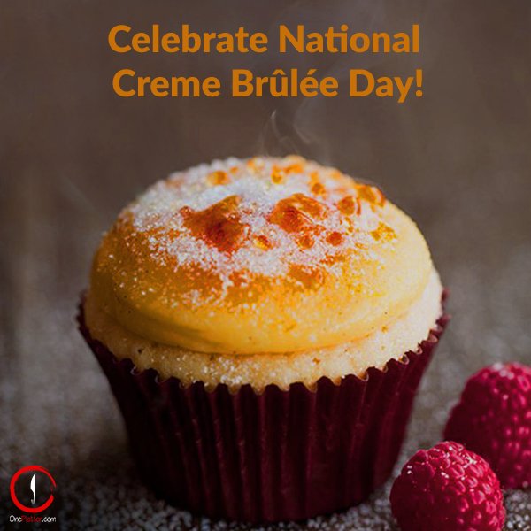 aliyaahsan90's tweet photo. Start your diet tomorrow, because today there's a reason to celebrate! It's #NationalCremeBruleeDay. #OnePlatter #cremebrulee #Pakistan https://t.co/751P5UNYmB