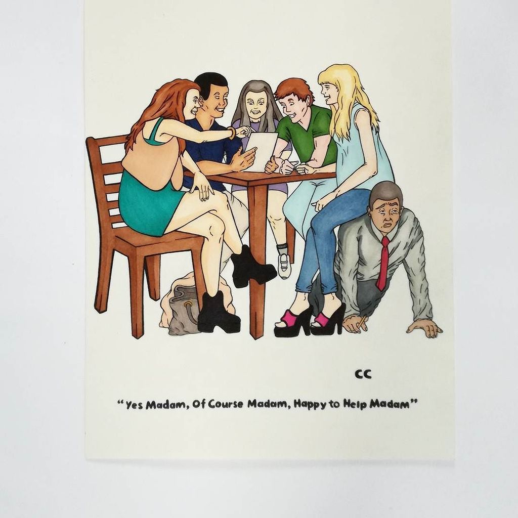 CleverCunst's tweet photo. 'Happy to Help' -Part 2
#art #illustration #illustratorsofinstagram #politicalillustration #politicalart #socialc… https://t.co/JhtaaFrai6 https://t.co/YfZQqQi7Ks
