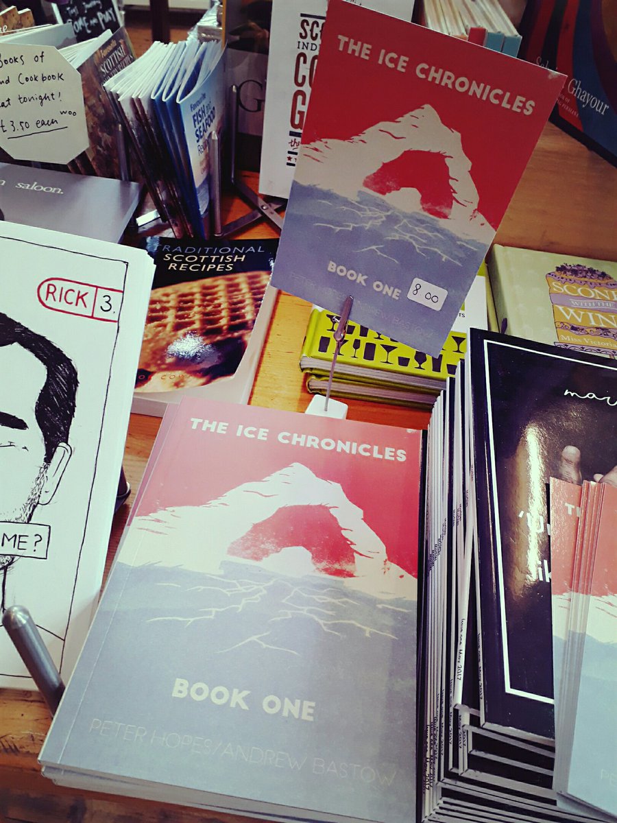Summerhallshop's tweet photo. Just arrived! limited numbered first edition of the ice chronicles.. can't wait to read it! with illustration by most talented Andrew bastow https://t.co/3z68w5rRxP
