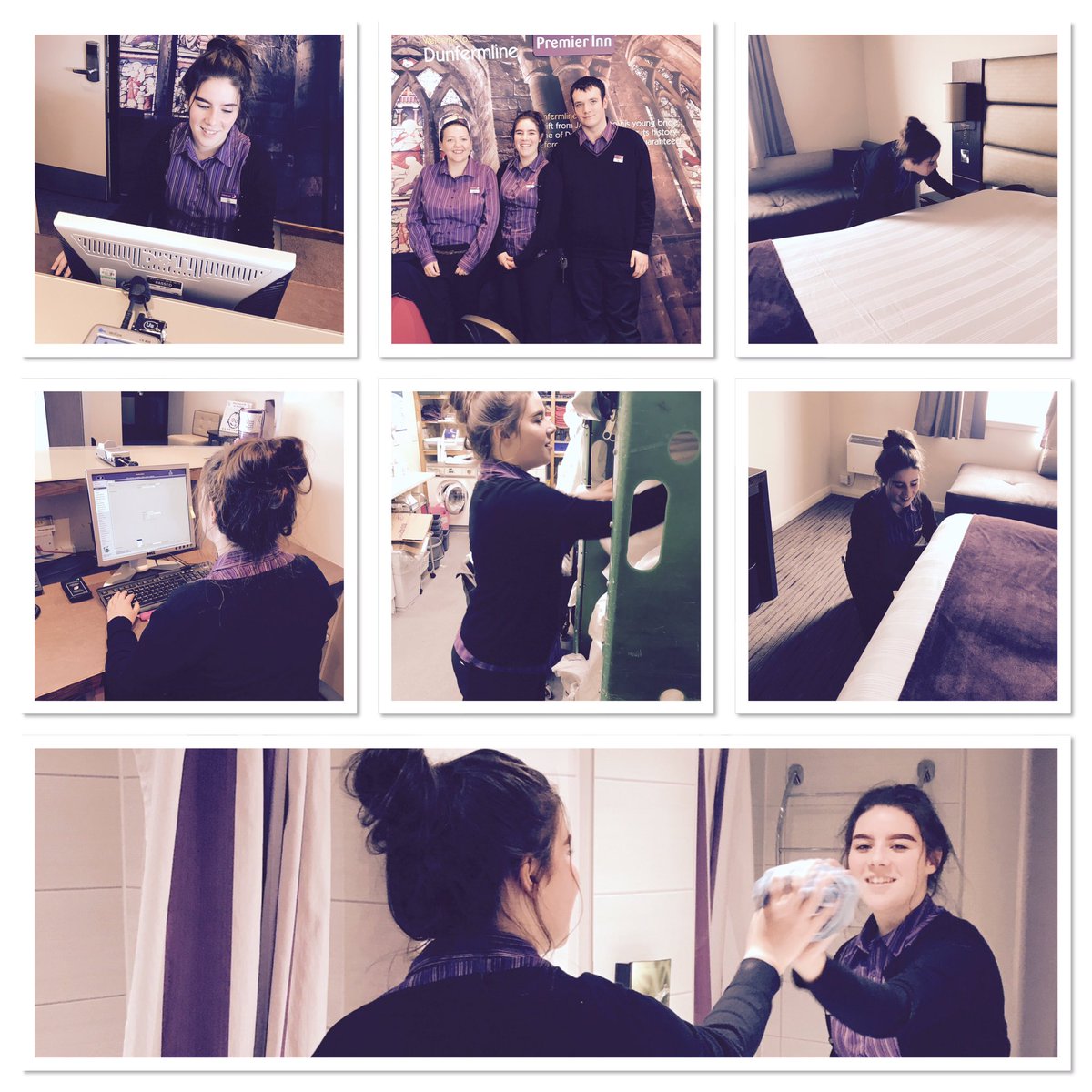 AliceAndersonx's tweet photo. Well done to Olivia on completing her four week internship at Premier Inn Dunfermline! @placemadebyyou @CareerReadyUK @SDEBDD @darrenbeeby https://t.co/OGN7H7ZOL1