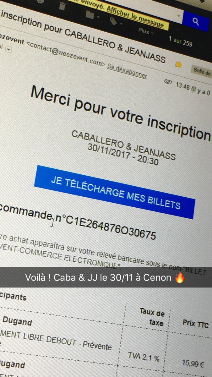 lalulette's tweet photo. Caba & JJ ร Cenon le 30/11 aprรจs #Dour l'envie de feu continue ! Je veux mon pas backstage #jeunejenial #jjgold @caballerobxl @JeanJass #DH2 https://t.co/q0iaV40myj