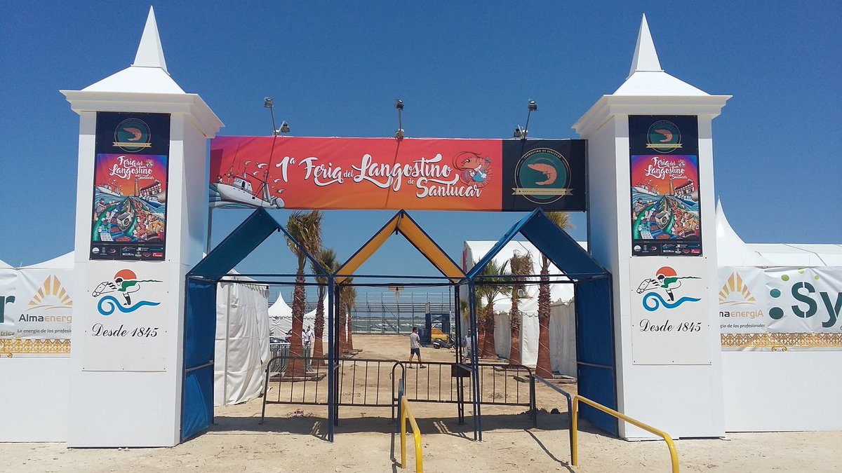 cnoroestetv's tweet photo. 😍 Mañana, gran acontecimiento para la ciudad. Primera Feria del #LangostinoDeSanlúcar, en un enclave único. https://t.co/X3bwDdGOjn