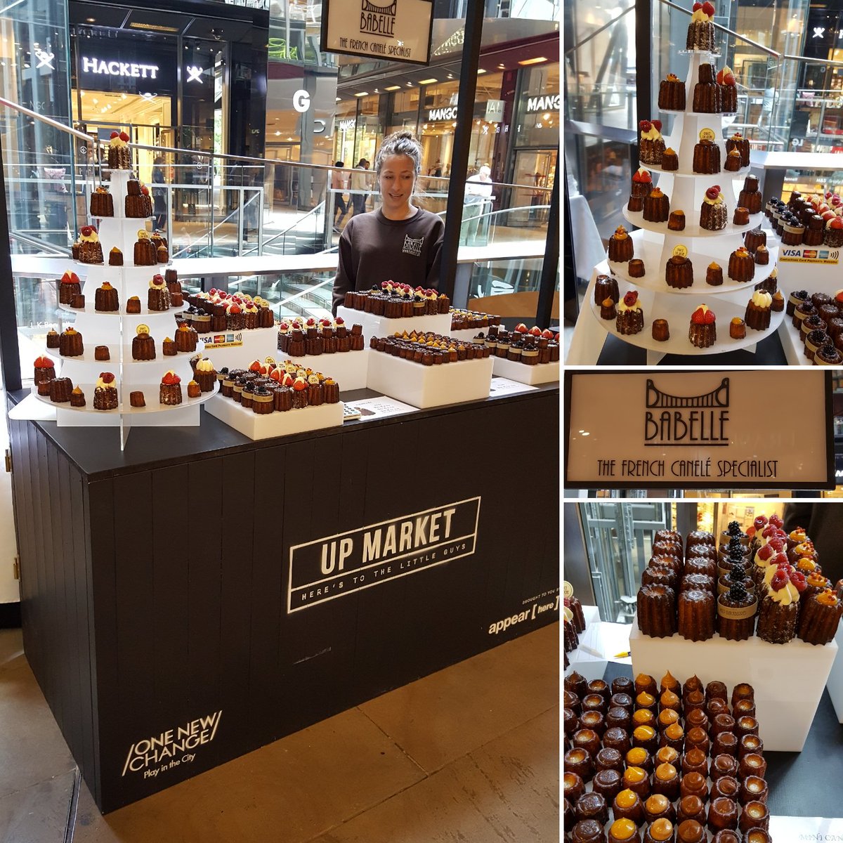 JohnONmall's tweet photo. The incredible @BabelleUK looking great as part of #UpMarket at @One_New_Change  with @appearhere and @LandsecGroup #Babelle #UpMarket https://t.co/qDSPwqWIe5