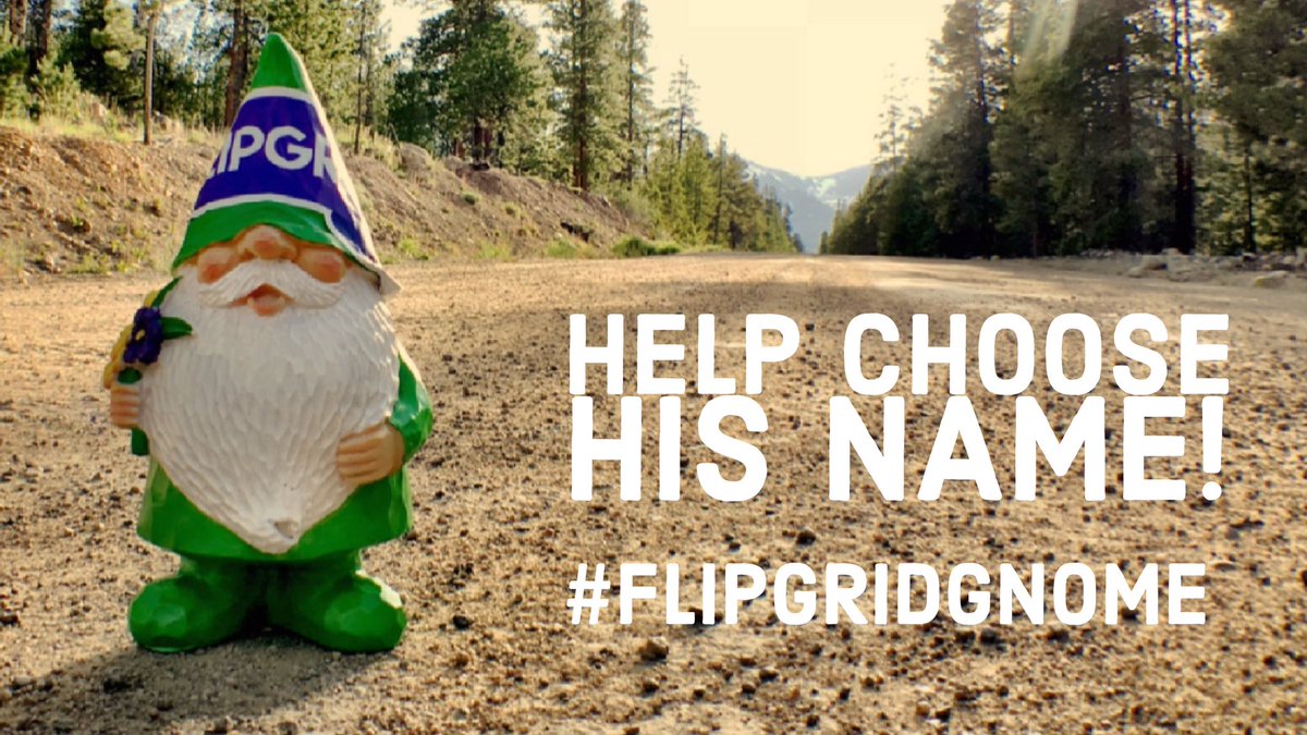 ClaudioZavalaJr's tweet photo. Reveal happening today @ 3pm CST. What name did you choose? https://t.co/xPn5guzE04 #flipgridfever @flipgrid #Flipgridgnome #TIA17 #ISTE17 https://t.co/xj43rnnRQk