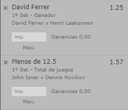 SecurTips's tweet photo. Vamos con esta primera combinada. 
ATP Bastad y ATP Newport
Cuota 1.96
Stake 4/10 https://t.co/kiAnYmetw8