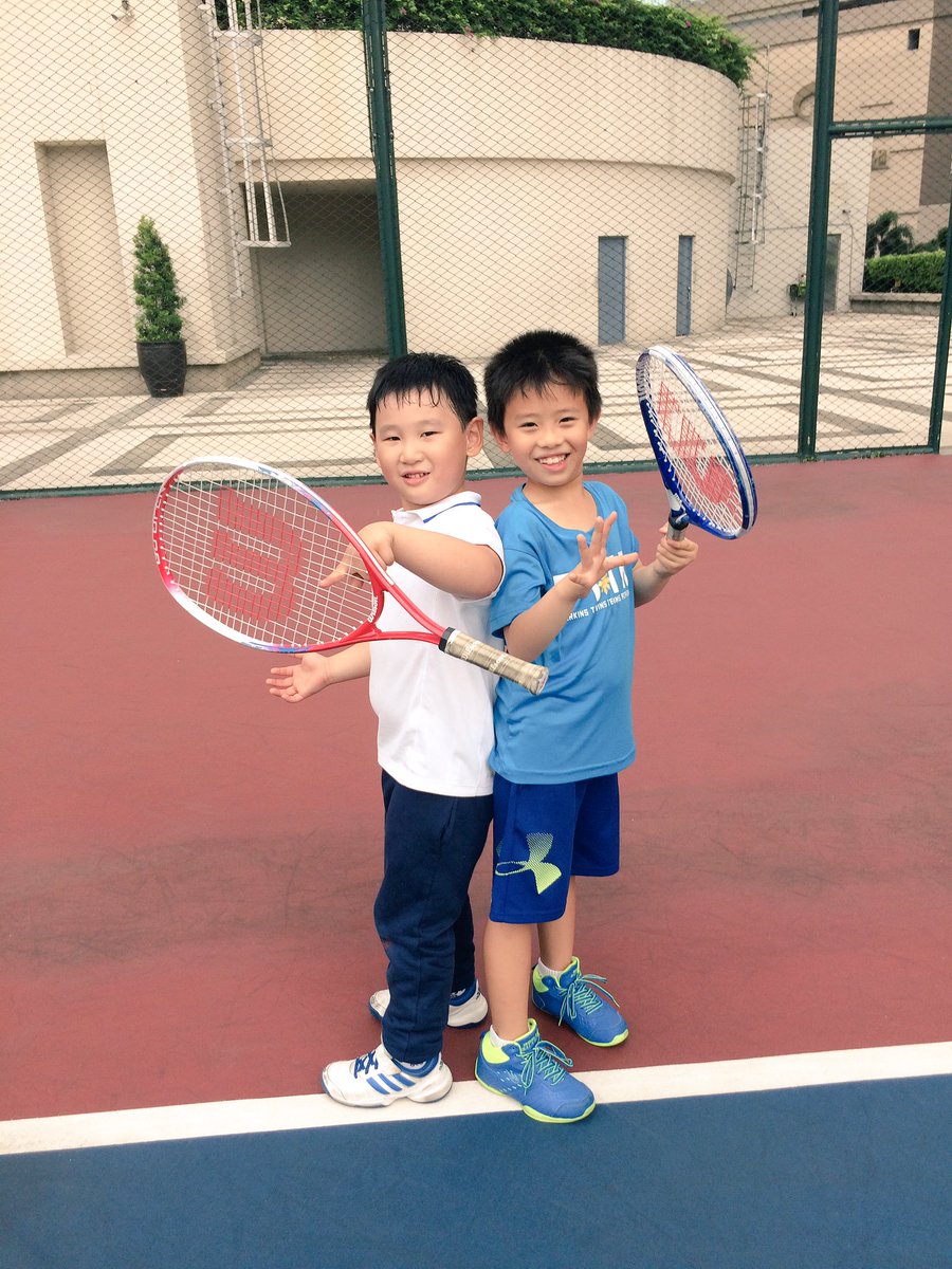 ThePTTA's tweet photo. Boys will be boys @ThePTTA #philippine #tennis  #lessons #ortigas #manila #training https://t.co/lBKUDpGYrv