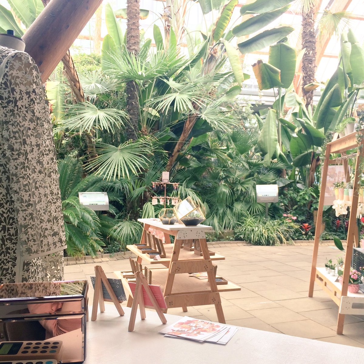 Sheffield Winter Gardens Pop Up Shop here for <a href="/tramlines/">Tramlines Festival</a> weekend - selling all things floral 🌸 #Tramlines #sheffield #floral #buylocal