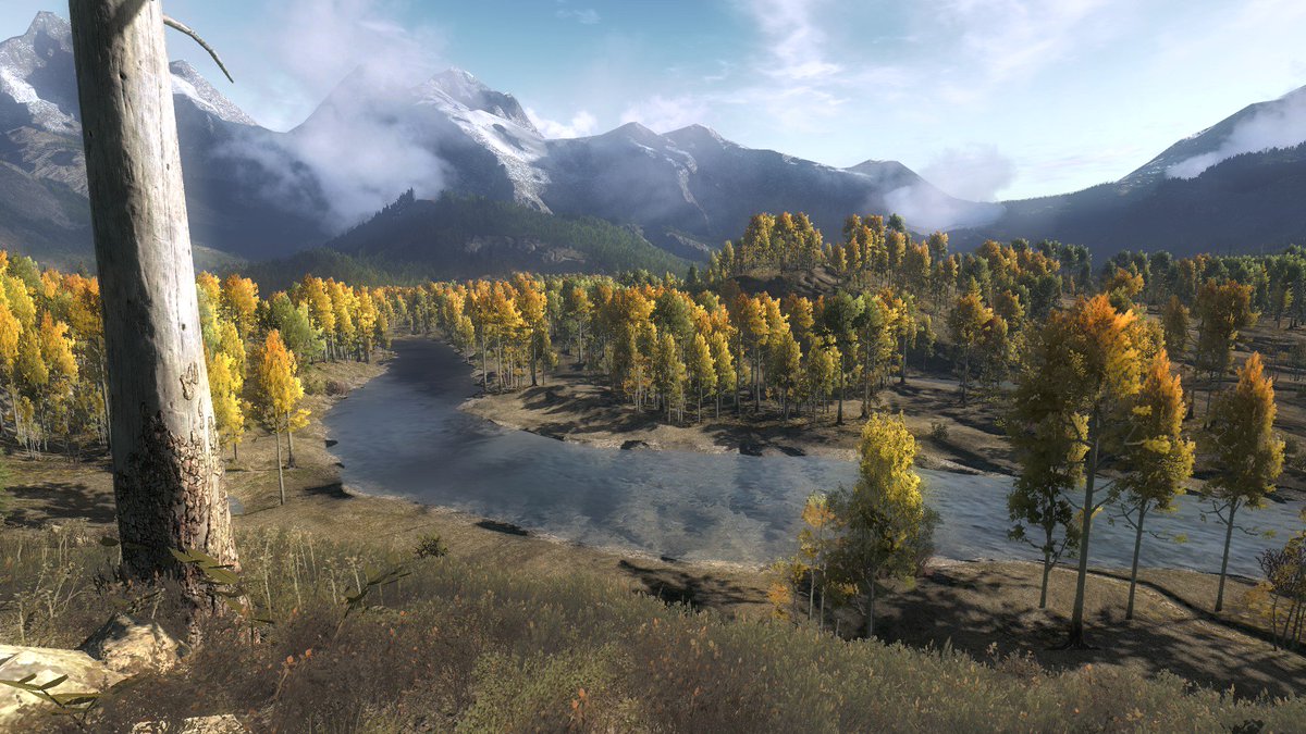 Kalti's tweet photo. #timbergoldtrails #thehunterart #renderography https://t.co/fPXGI5TjDx