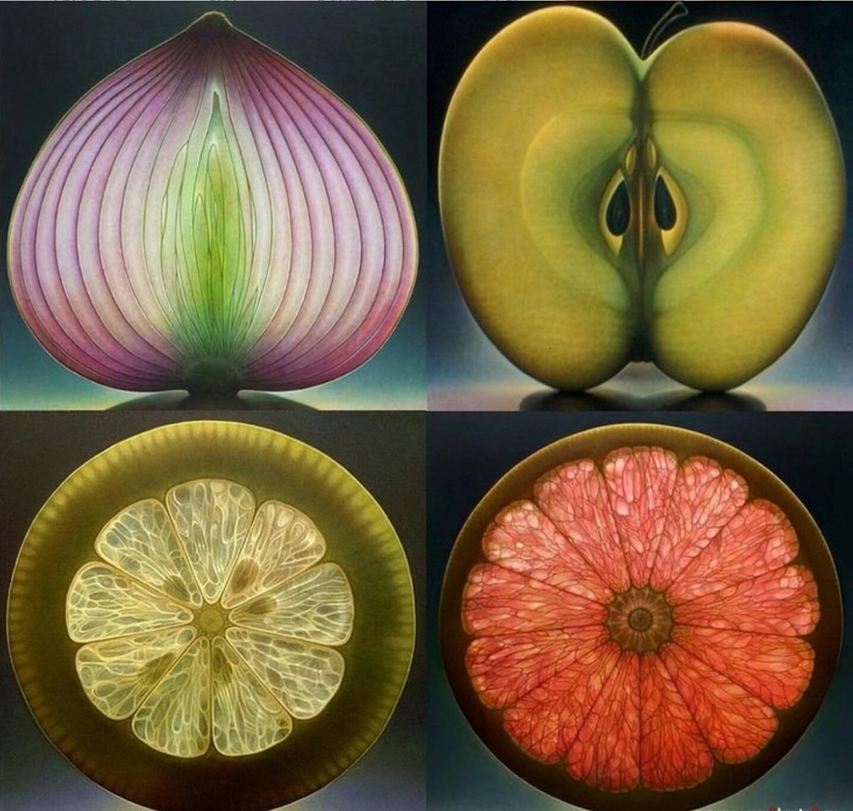 Mrs_Penlington's tweet photo. Thinking about the #art and #geometry of food. What do you notice? What math do you see? https://t.co/4Q5GpNm1PS