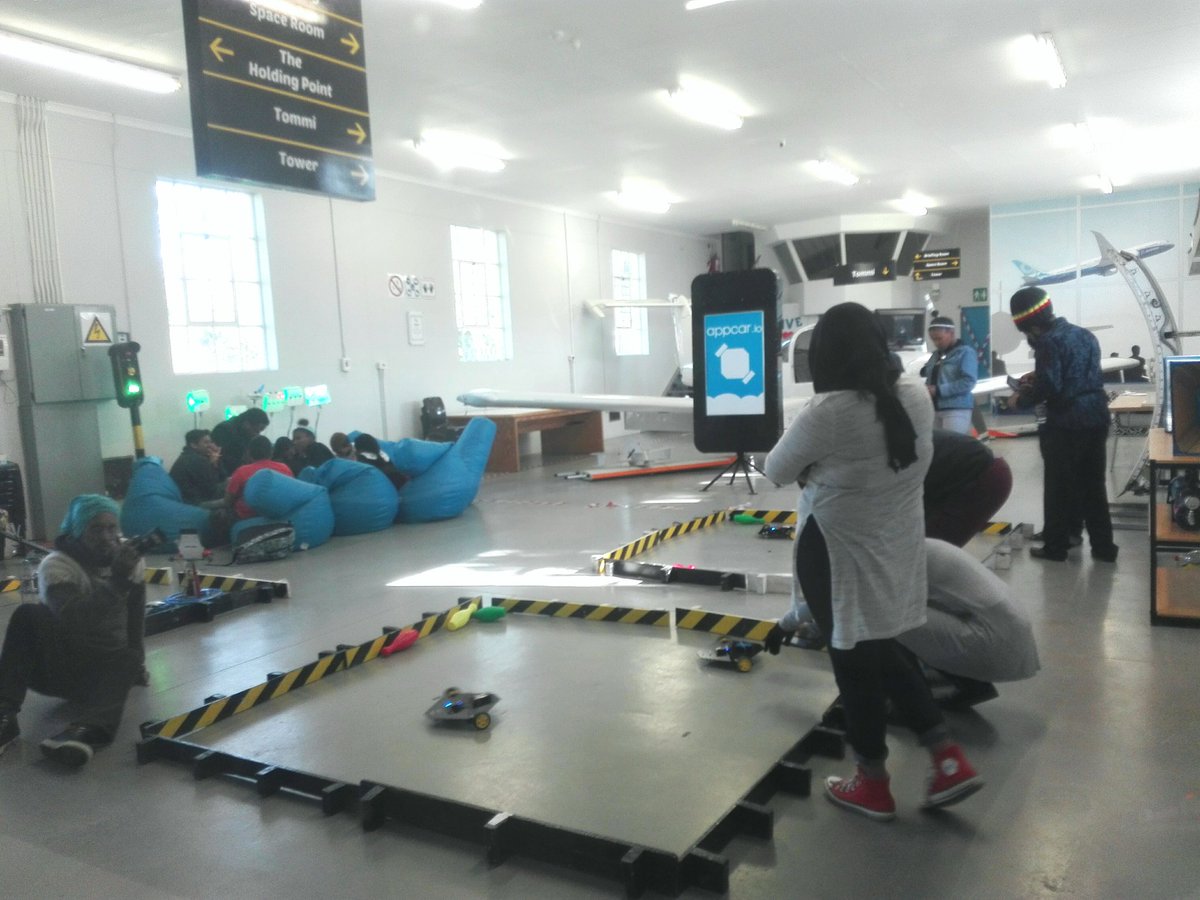 AppShed's tweet photo. Lots of #STEM #edtech learning happening at the #AppShed @Sakhikamva holiday club in #CapeTown 
#IoT #Robotics #AppCar #NodeMCU #STREAMLab https://t.co/A4pLleE1AB