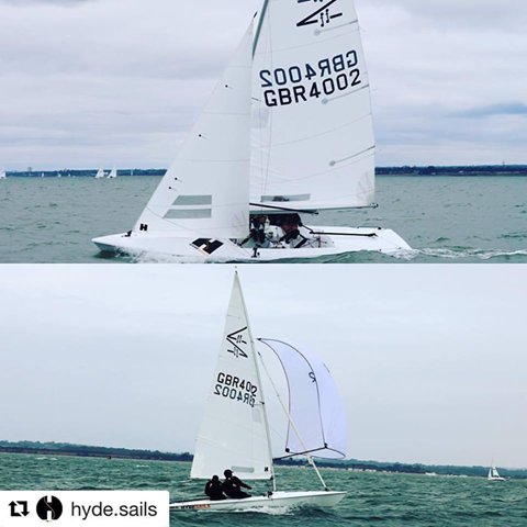 HydeSailsUK1's tweet photo. Hyde Sails Head Designer Richard Lovering racing to the win at the Flying 15 Southerns 2017 #racing #winner #southernchampion #hydesails https://t.co/PVowsBTD6S