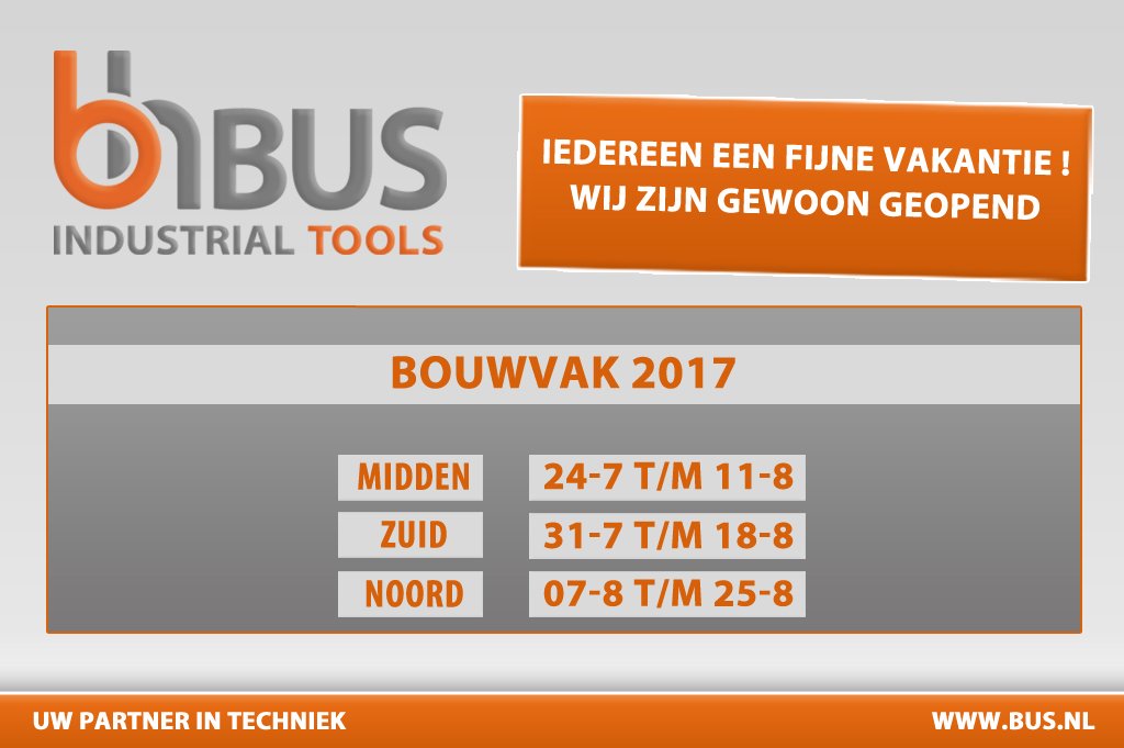 BusIndustrial's tweet photo. Iedereen een fijne vakantie.
Wij zijn gewoon geopend ! https://t.co/hbqPk1LgkL