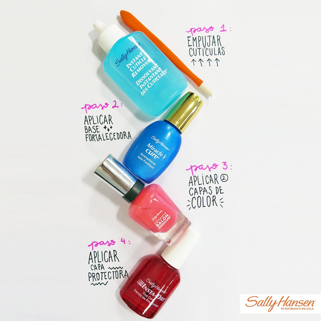 SallyHansen_AR's tweet photo. #SallyTips Para una manicuría perfecta en casa #SallyHansen  ❤️💅 https://t.co/pGZc7xcIe6