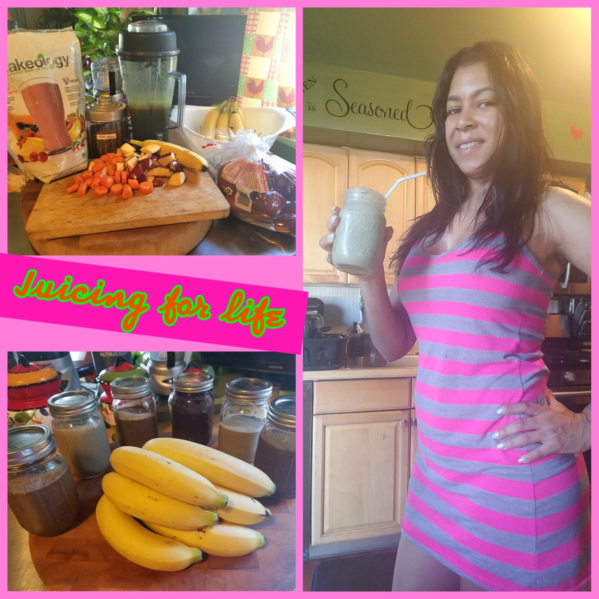 detoxbodyskinnm's tweet photo. #Juiceprep #alldaysmoothie #greensmoothie #greenfuel #shakeology #healthydrinks #veganrecipe #strength #protein #eatclean #fitmom #yummy #me https://t.co/rx9gWQ0Jdq