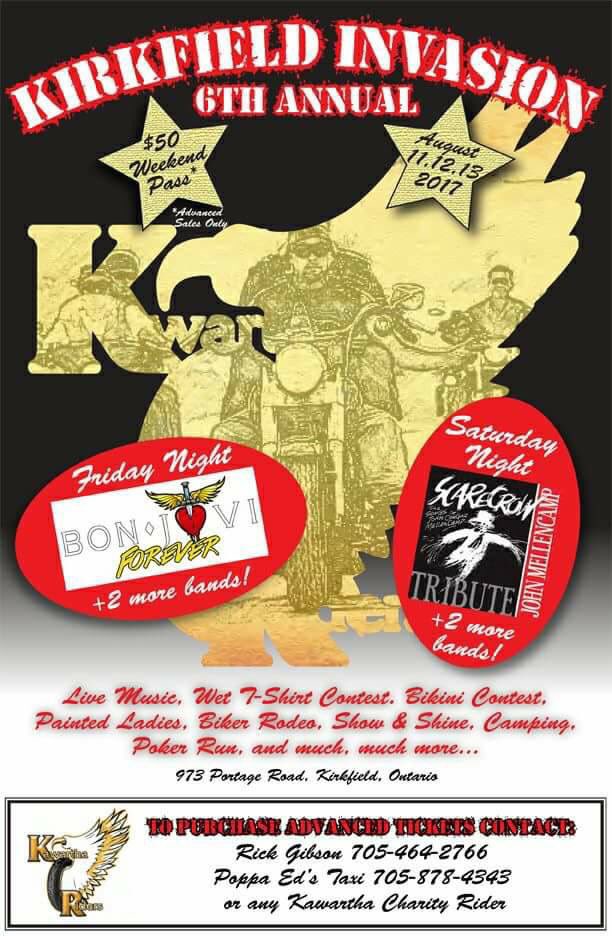 SCARECROW_LIVE's tweet photo. Saturday Aug 12th, Scarecrow will be rockin the #KirkfieldInvasion in the Kawarthas! https://t.co/DtMc5y7cYq
