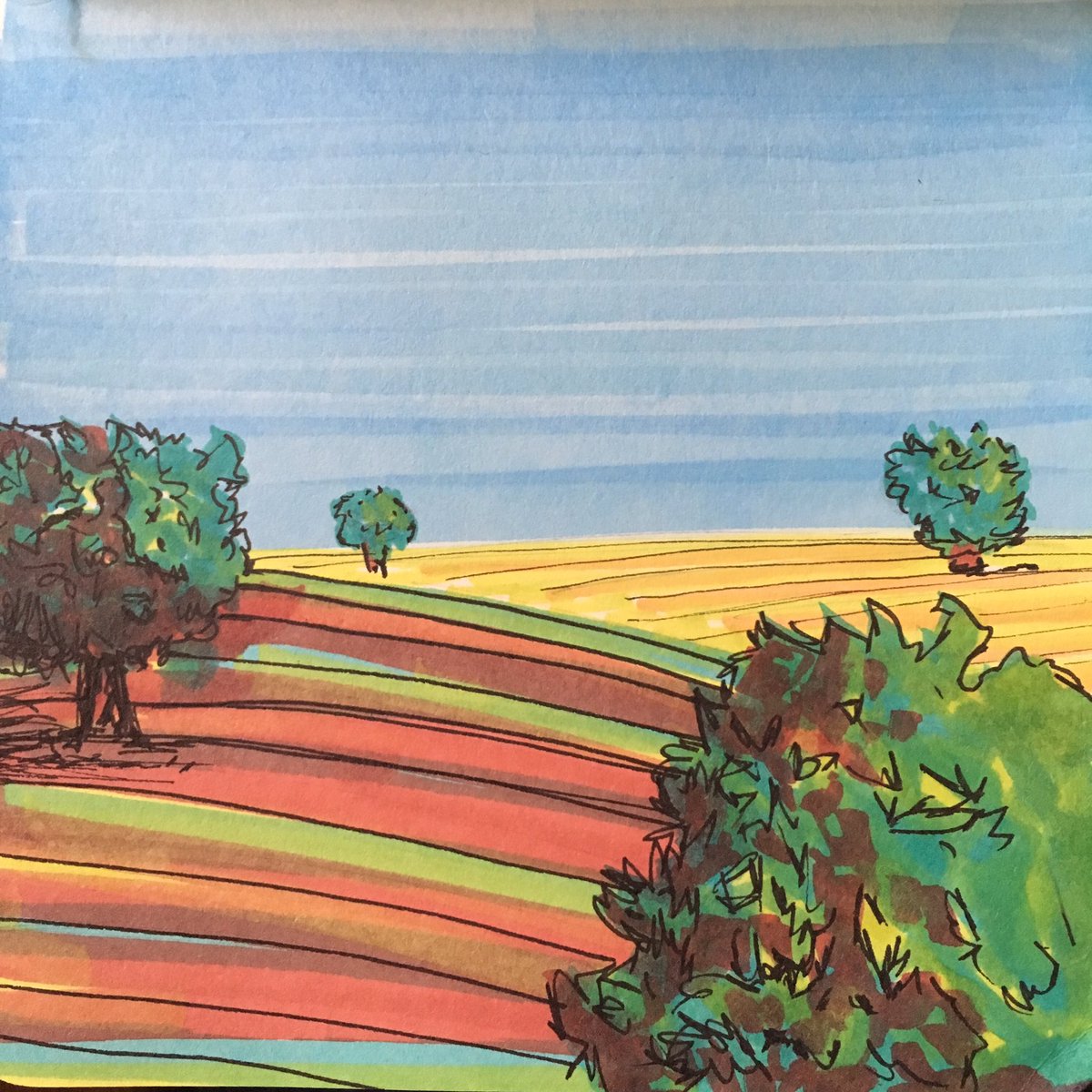 marina_rguez's tweet image. Estoy disfrutando mucho explorando las posibilidades de mis rotus #Winsor&amp;amp;Newton #BrushMAKER #parandoelmundo fallando y aprendiendo