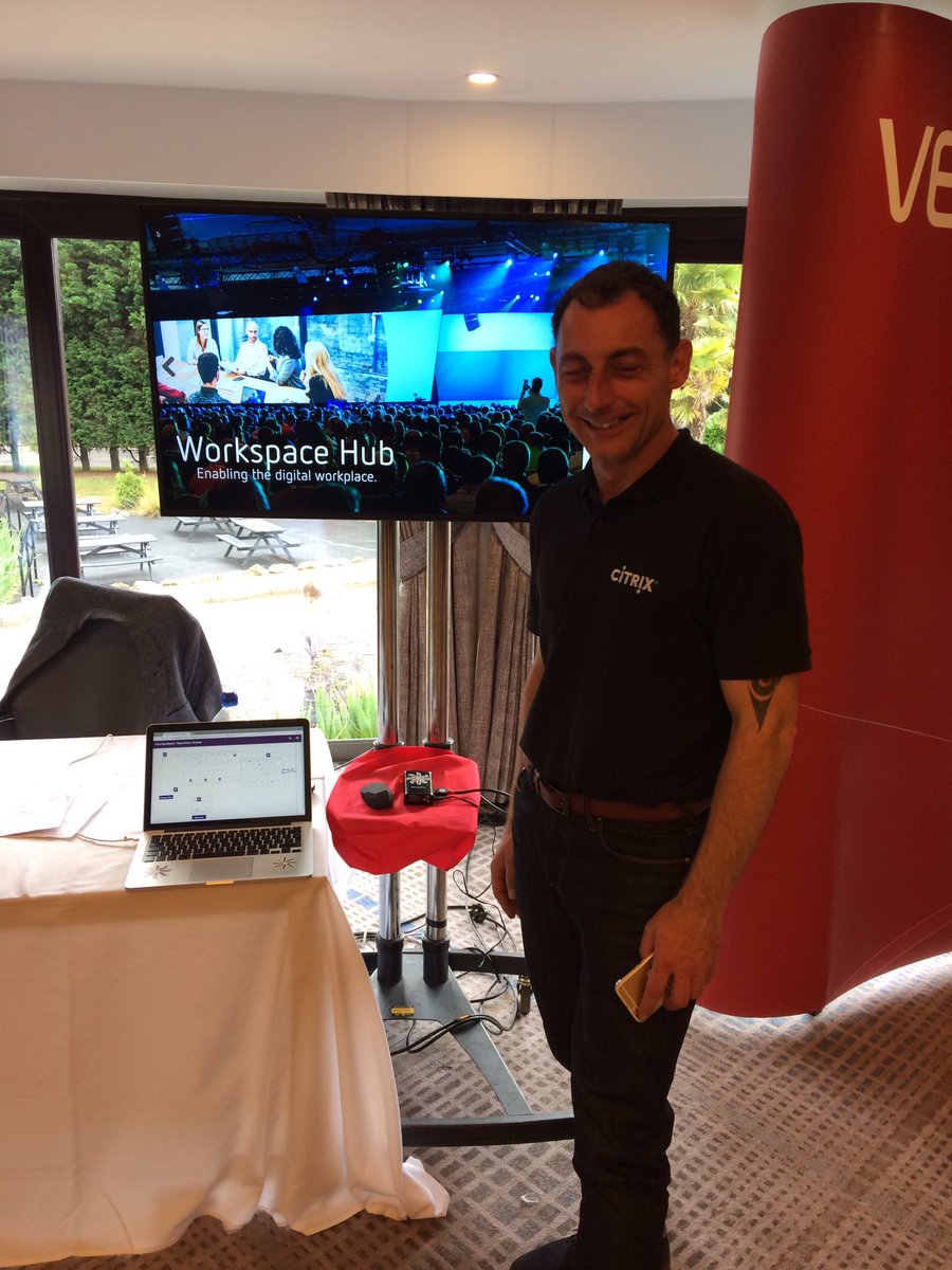 lyndonjonmartin's tweet image. @Computacenter Consulting kick off talking #SecureWorkspaces #WorkspaceIoT (@JohnMoody) #NetScaler