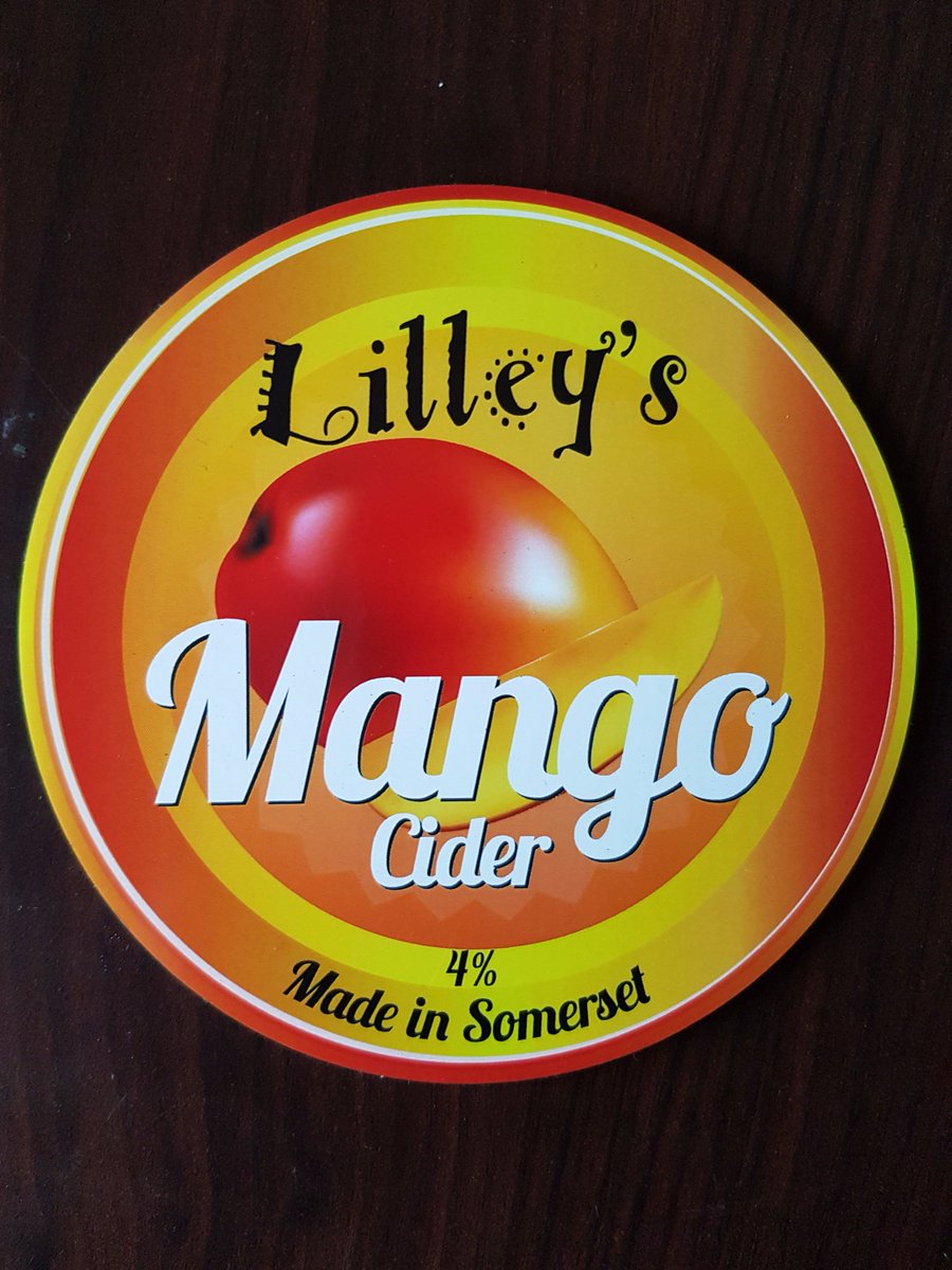 WhiteHorseUpton's tweet photo. If you missed it at the Beer festival Lilley's mango cider is back! 🍹🥃😍 @WhiteHorseUpton https://t.co/nbSdCSphZK