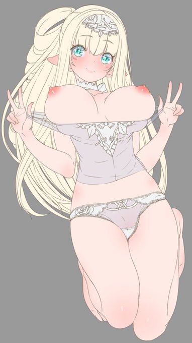 ダブルピース _(:3 」∠)_ ちょっと塗り練習これからするんだ 