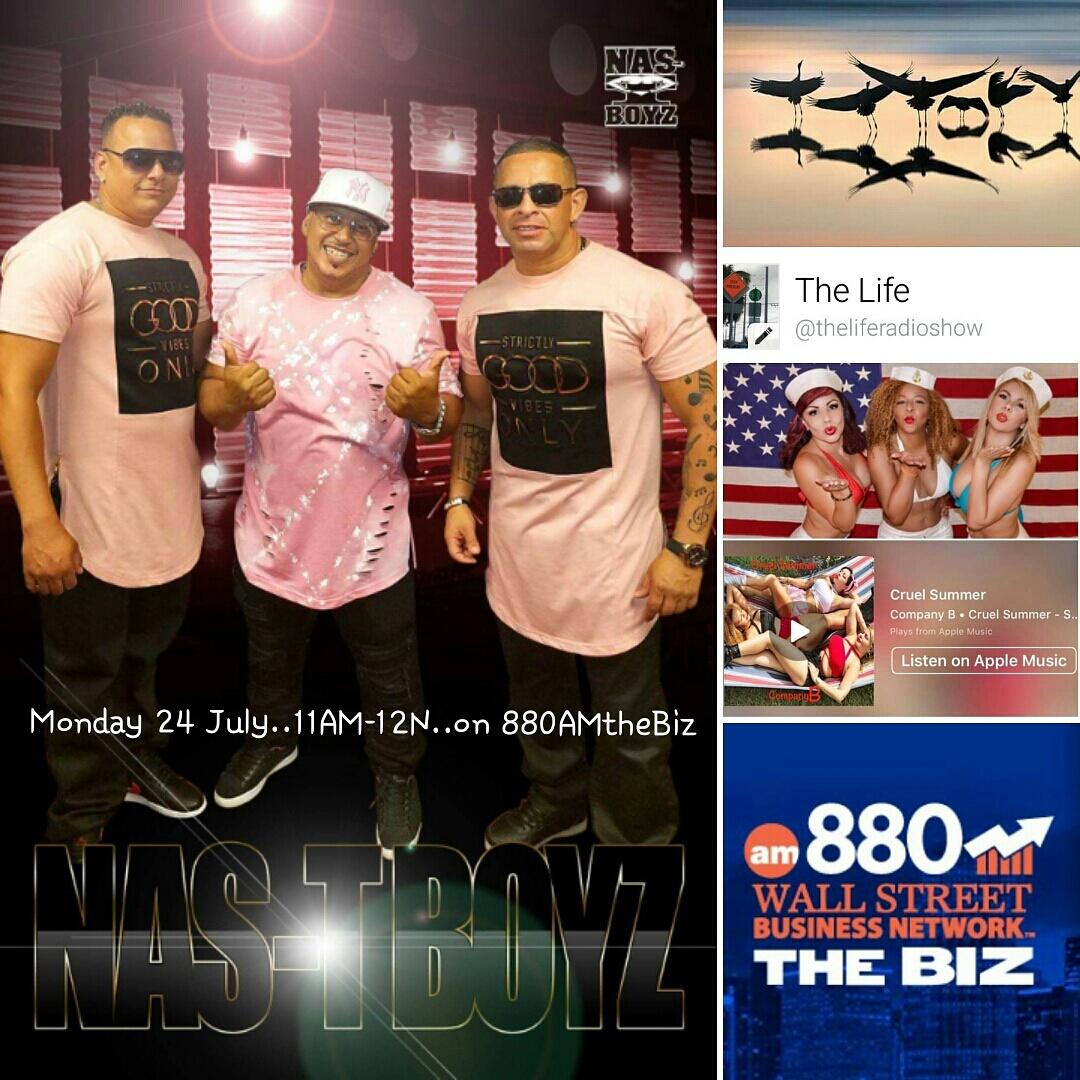 Entertainbizz's tweet photo. @Jayquanmusic #Nas-TBoyz &amp; @CompanyB join @theliferadio  On @880thebiz Mon July 24th  11AM-12N  #Magicalmusicmonday https://t.co/QkSLFJ22TO