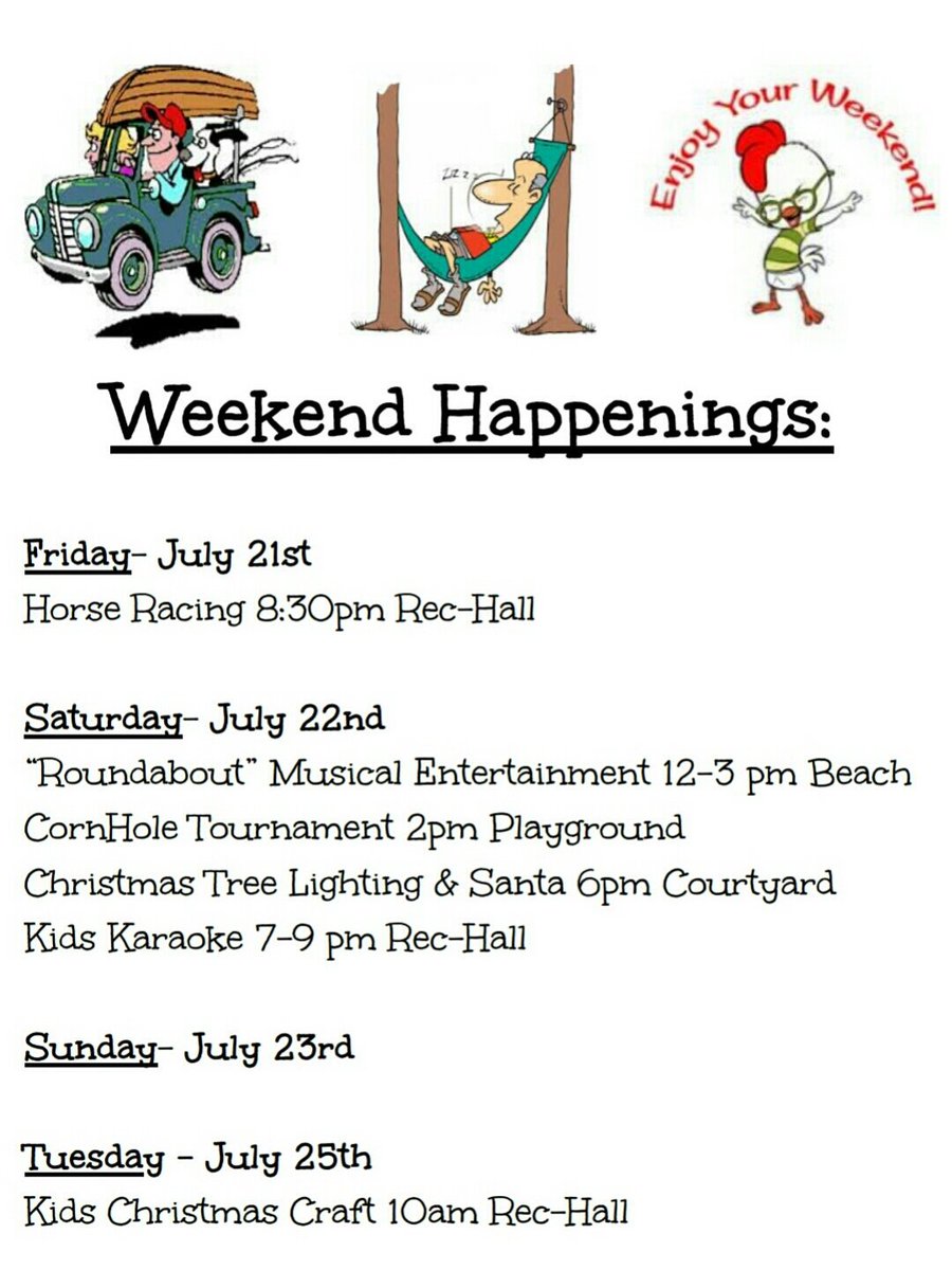 LakesidePines's tweet photo. #lakesidepinescampground Christmas in July. ..lots of fun and sun this weekend! https://t.co/4WkCWucYwz