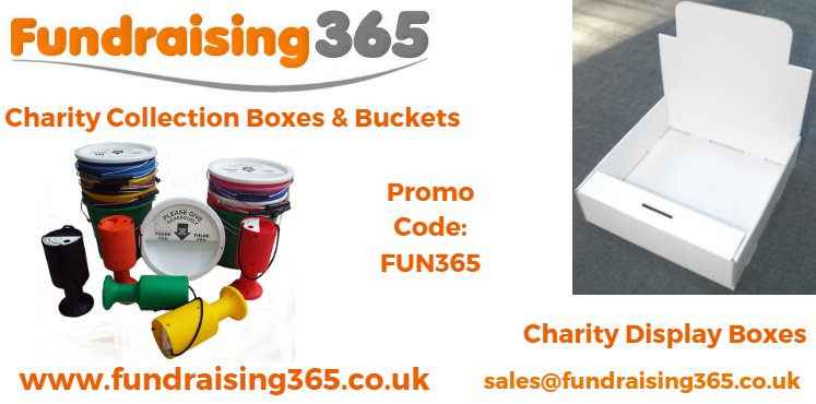 fundraising_365's tweet photo. Quick reminder. Free delivery till midnight Sunday. Mind spend £20. Code FUN365 https://t.co/pLBSN74tAd #charity #fundraising #charityboxes https://t.co/eaZCHPCBuW