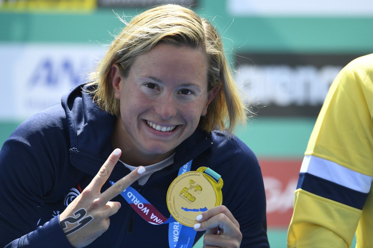 marinemrk's tweet photo. Moisson exceptionnelle @FFNatation !
6 médailles dont 4 titres pour la #TeamFrance #EauLibre à #Balaton2017.
Championnes, champions. 
🏆🇫🇷💪🏼 https://t.co/z1b4NiPFzJ