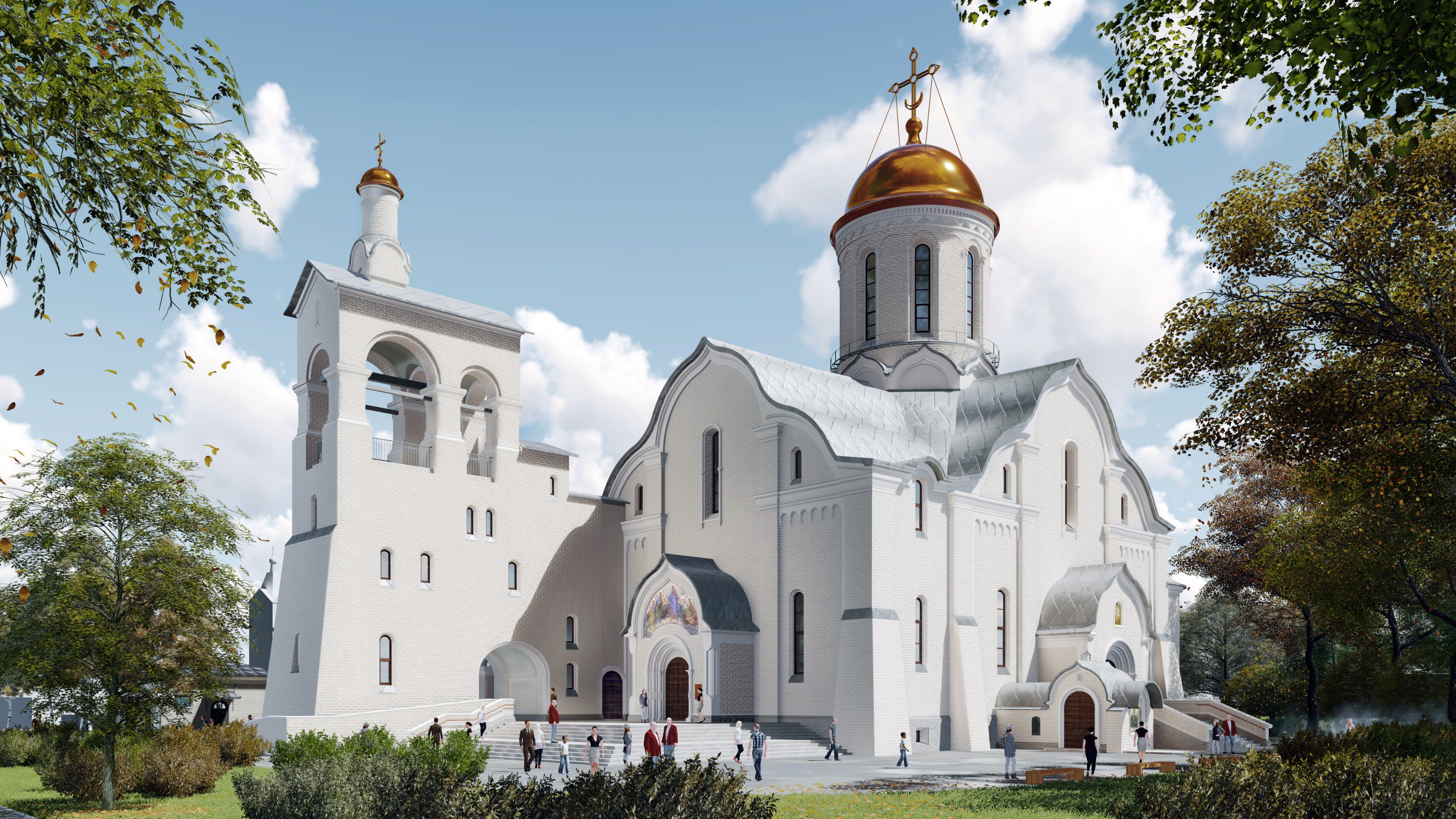 Храм Андрея Первозванного в Люблино