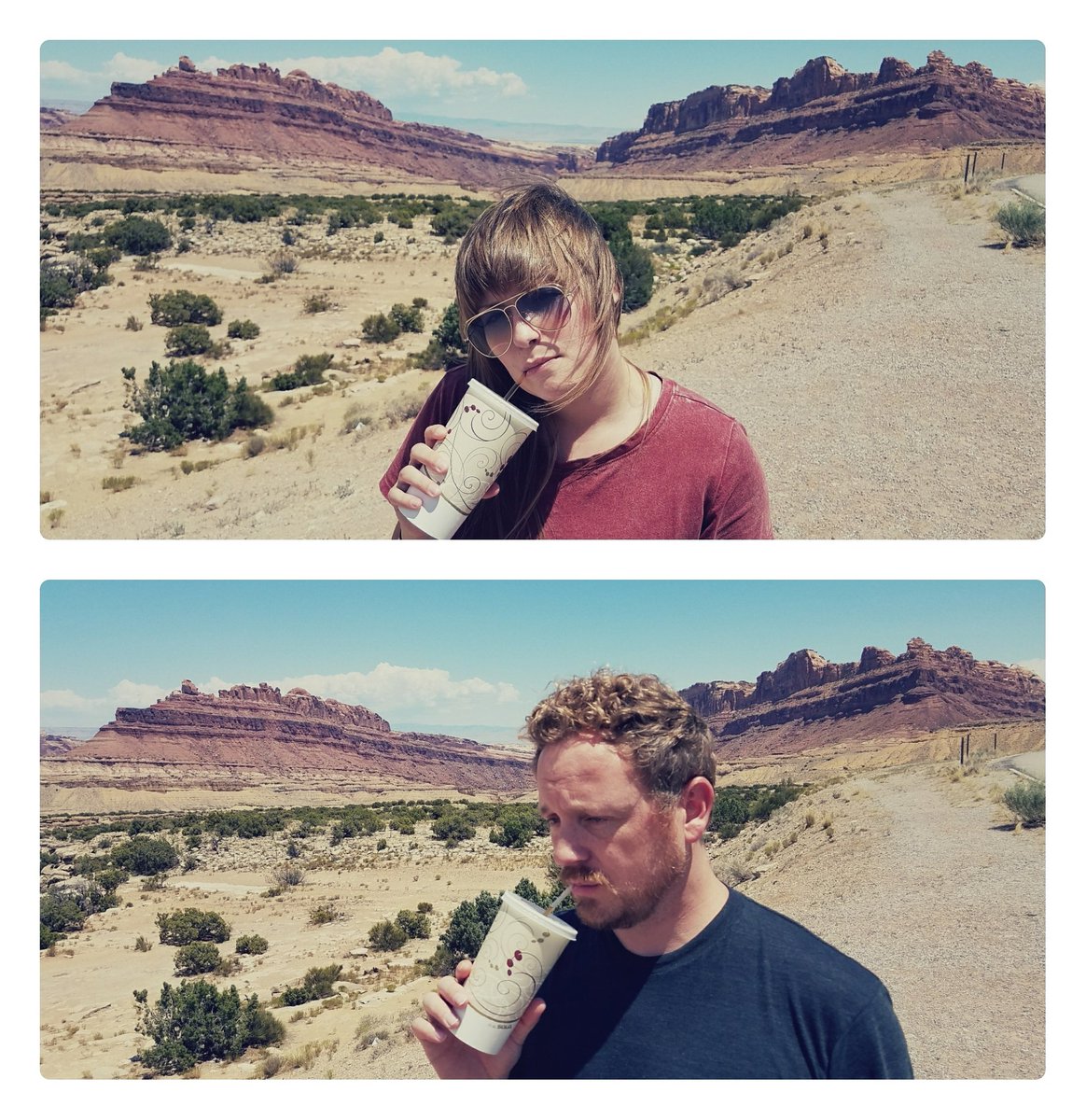 blackbirdrevue's tweet photo. Drinking in the Utah scenery. #UTAH #roadtrip #bandontherun #travelingband #I70 #indierock #alternativerock #KCtoLA #kcmusic #kcshows https://t.co/eRPRRuNVUT