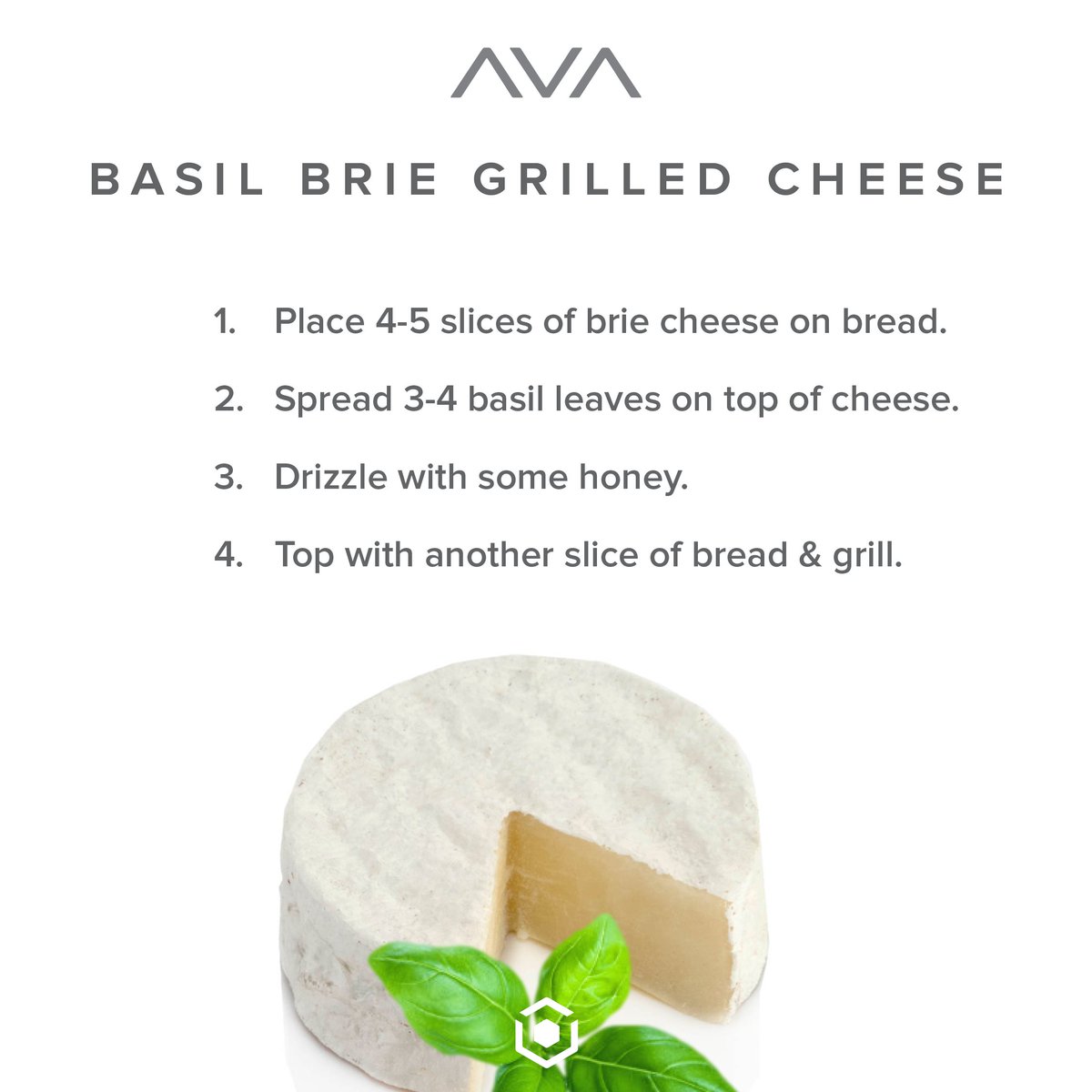 AVASmartGarden's tweet image. Happy Friday! Ready for a simple &amp;amp; tasty brie &amp;amp; basil grilled cheese for your weekend lunch? #AVA #food #weekenddish