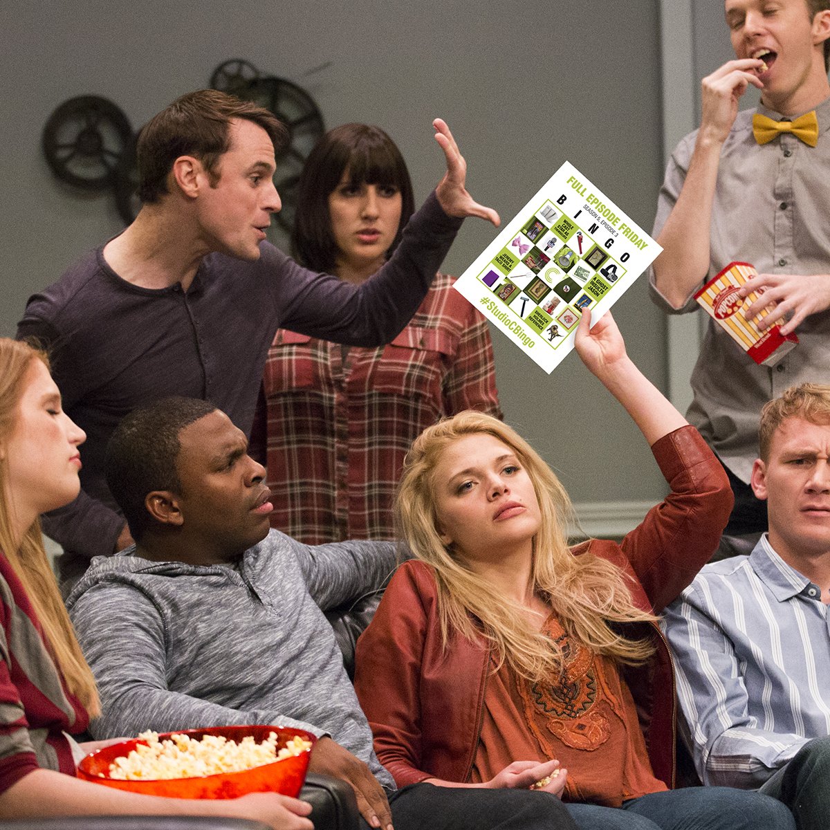 studioc_tv's tweet photo. Make sure to play BINGO with us to win some swag! Get your card here: https://t.co/ltoFHoXw7g and be sure to tune in at 4pm MT #StudioCBingo https://t.co/7dT4OPL6ao