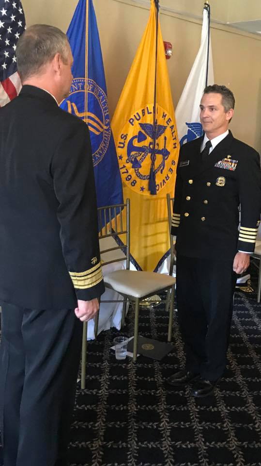 MRC_ASPR's tweet photo. CAPT Tosatto's retirement ceremony honored 29 yrs w/ USPHS &amp; 13 yrs as MRC Director. Thank you for your leadership, friendship &amp; service! https://t.co/uhX5G9yI1G