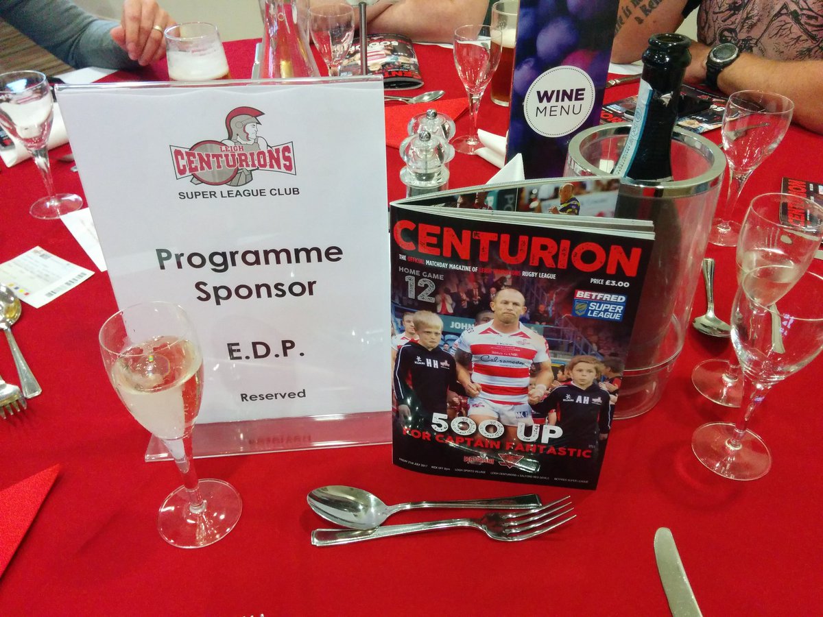 edpconsultants's tweet photo. Enjoying our night so far @LeighCenturions. #ProudSponsors of @mitchrebrown https://t.co/mi4XbdME3v