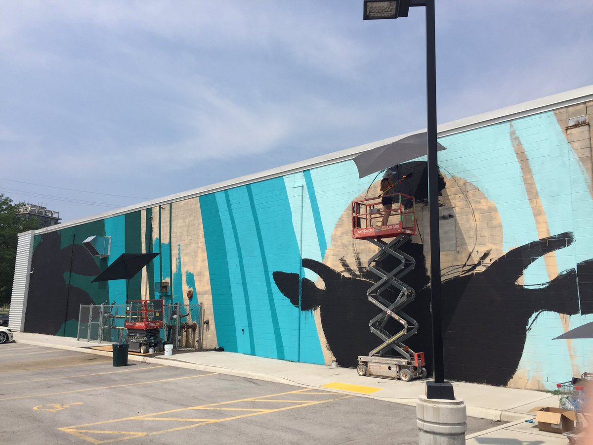 SteveHales30's tweet photo. @WalterFedy out checking out the progress #thewallproject #HamOnt @CollectiveBrew https://t.co/sm8poq5Tnj
