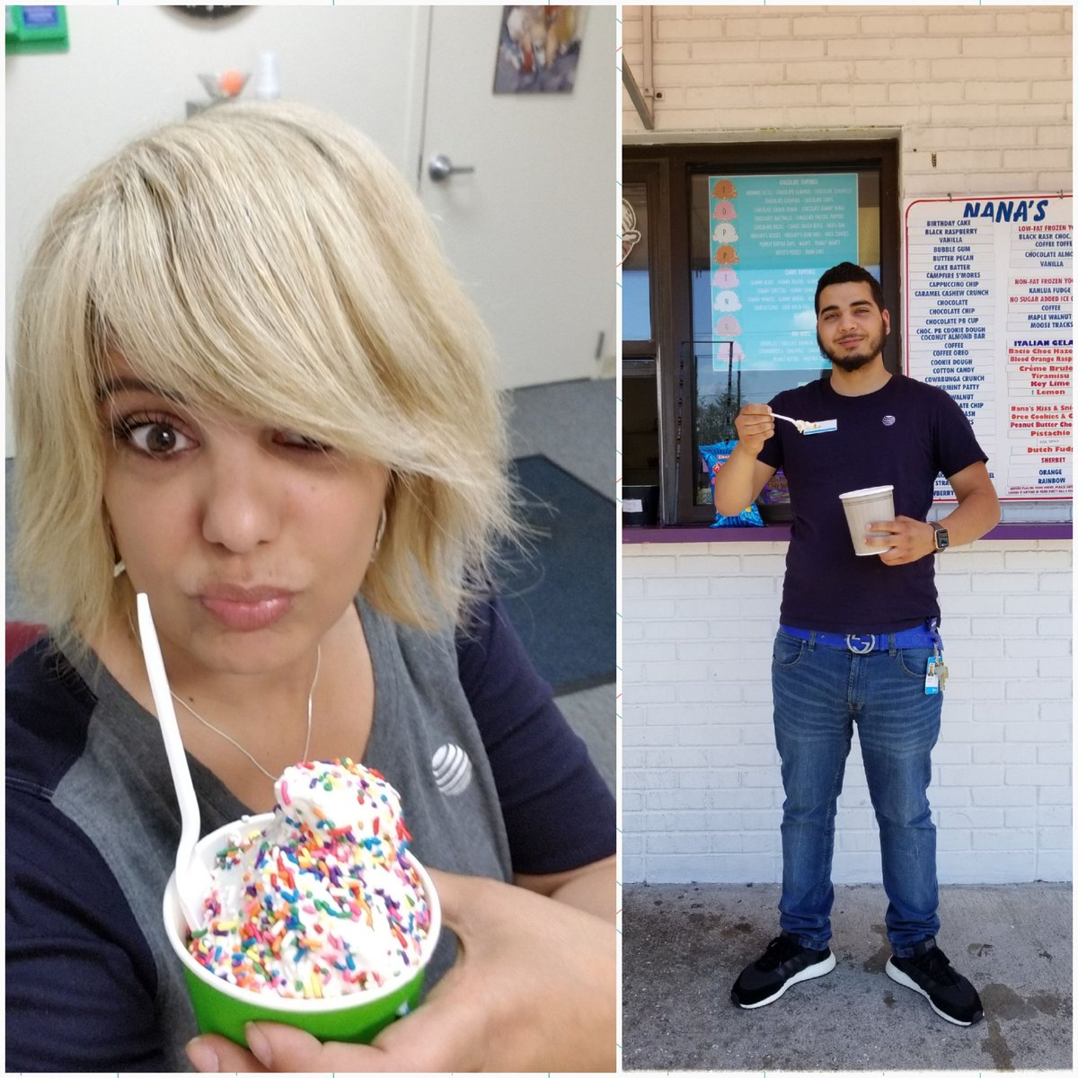 ATT_NK's tweet photo. Treating the squad on this beautiful day #ourne #keepitcoolNer @jackmoan @JannaDucich @pnixnix https://t.co/bzumKEyWGR