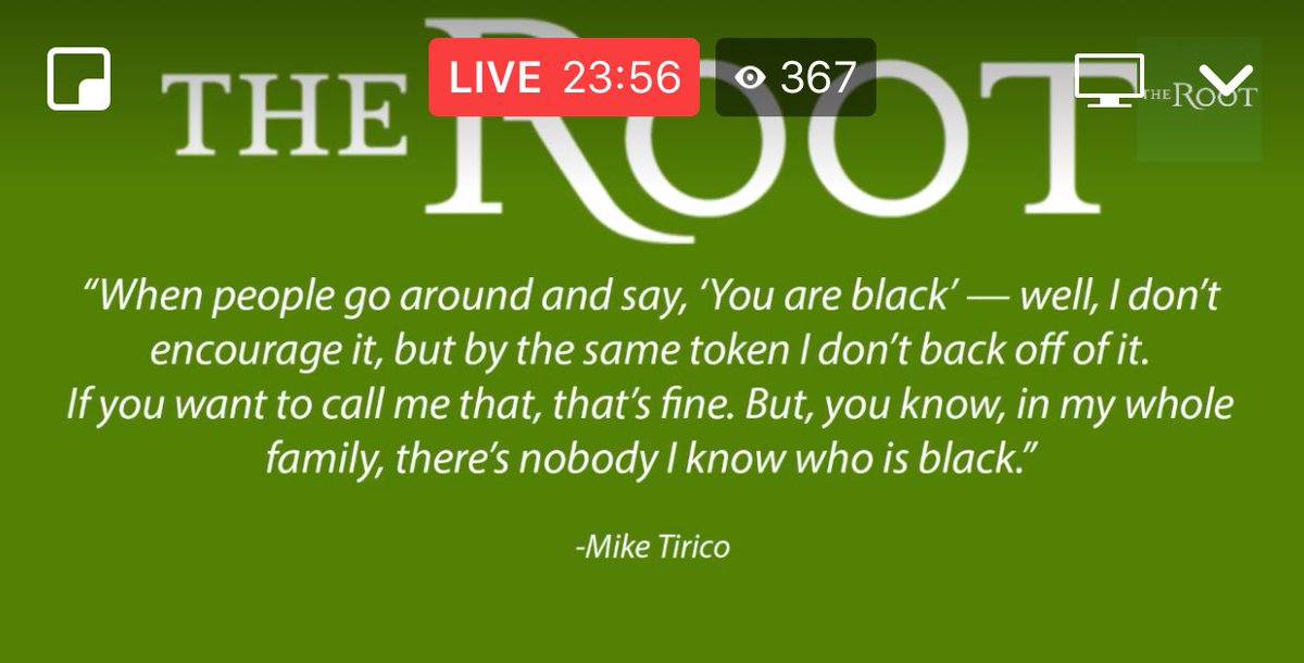 TheRoot's tweet image. Do you think Mike Tirico is in the Sunken Place for his statements? #BlkPipo
