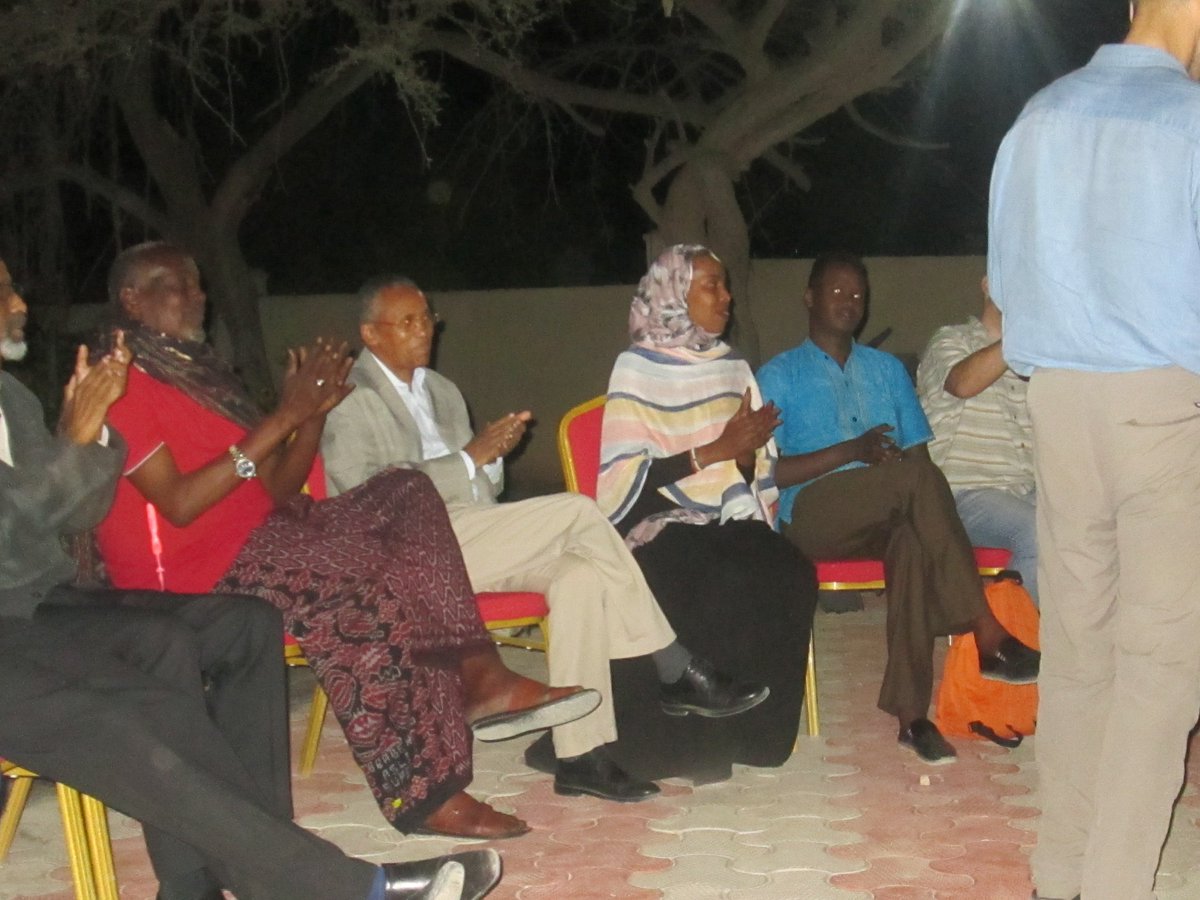 Ladhka's tweet photo. #Rep #Somaliland @slforeign #ProfMartin's Somali tuition tonight to scholars, writers authors etc participating #HIBF2017 @katestanworth 3 https://t.co/gL8ztDSCOf