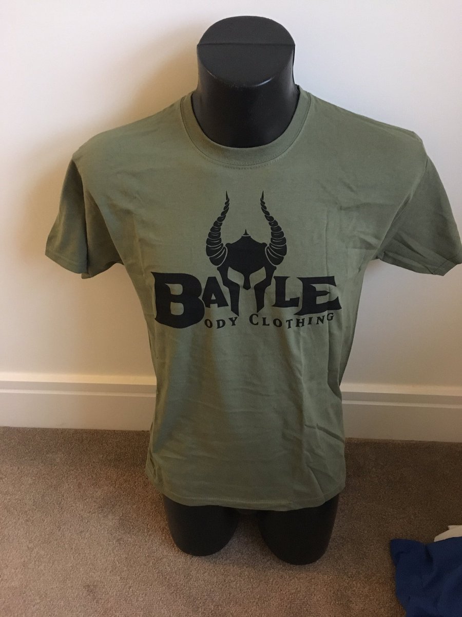 BattleBodyCloth's tweet image. A couple of the famous BattleBody T-Shirts . People say they feel and look great in these Ts . Only @ BattleBodyClothing.co.uk